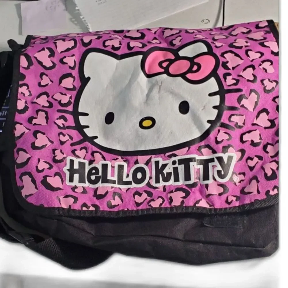 Hello Kitty Messenger Bag or Diaper Bag Large Size Sanrio Vintage 2000
